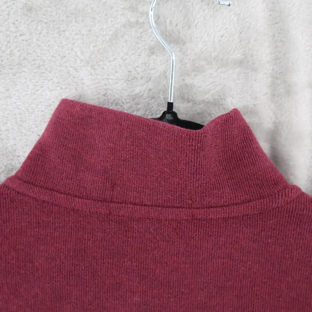 Polo Ralph Lauren Estate Rib Quarter Zip Pullover Mens‎ Small Red  $135 NWT